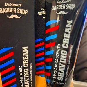 Dr. Smart Barber Shop Shaving Cream Sandal Wood Scented 6.76 oz. (6pk)